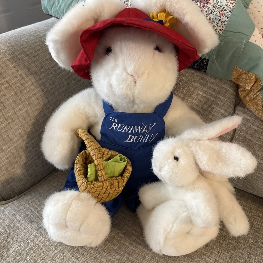 The Runaway Bunny Large 20" Stuffed Plush Margaret Wise Brown Commonwealth New